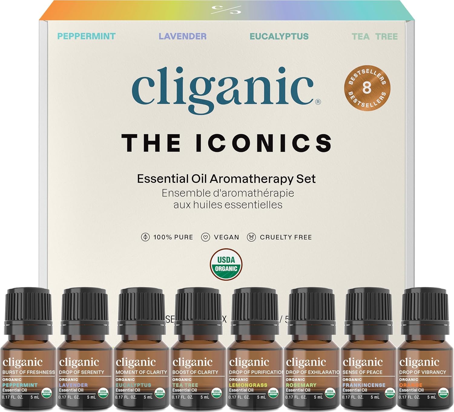 &A Clear ability Essence 80ml 2本セット Amazon.com: Cliganic Organic Aromatherapy Essential Oils Gift Set
